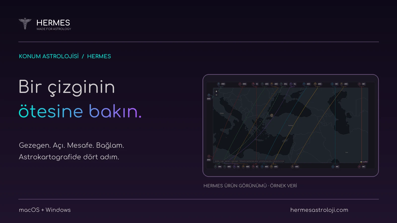 Astrokartografi Haritasında Bir Çizginin Ötesine Bakmak